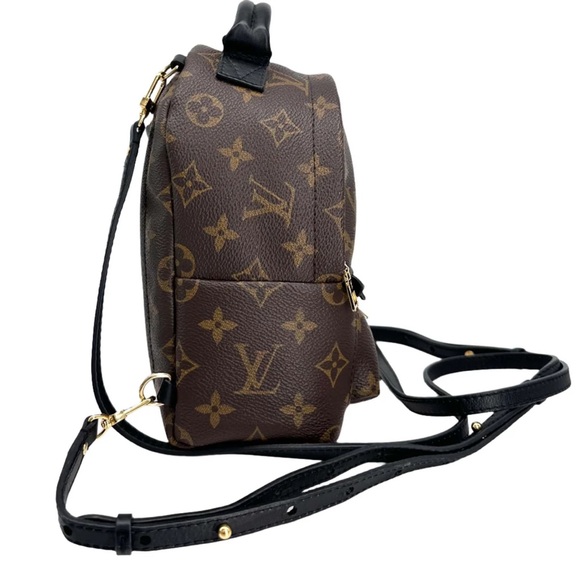Authentic LOUIS VUITTON Monogram Palm Springs Backpack Mini - Picture 4 of 6